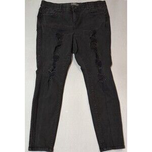 Torrid Bombshell Skinny Women’s 22XT Flex Waist Stretch Denim Black